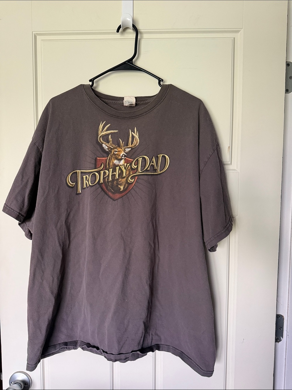Trophy Dad Graphic Tee — Grey w